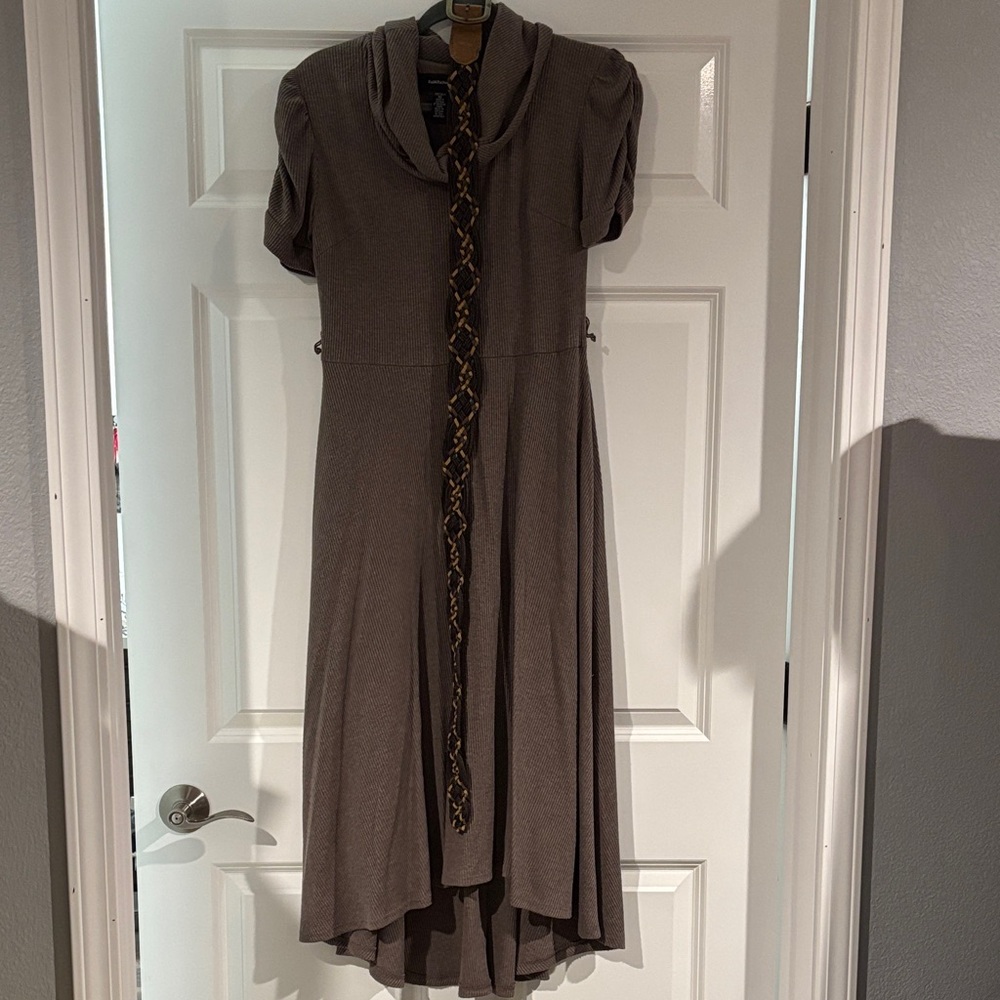 R&M Richards Brown High Low Dress